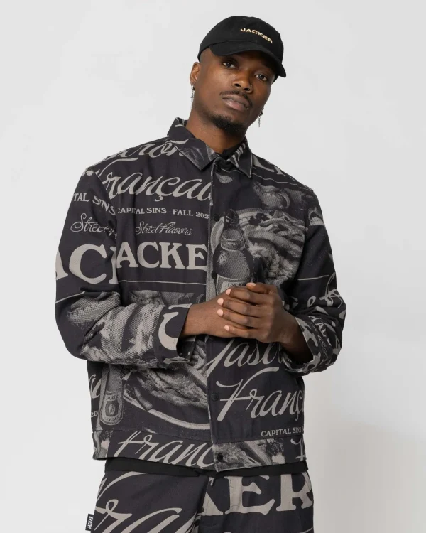 Junk Food-Jacket-Black>Jacker New