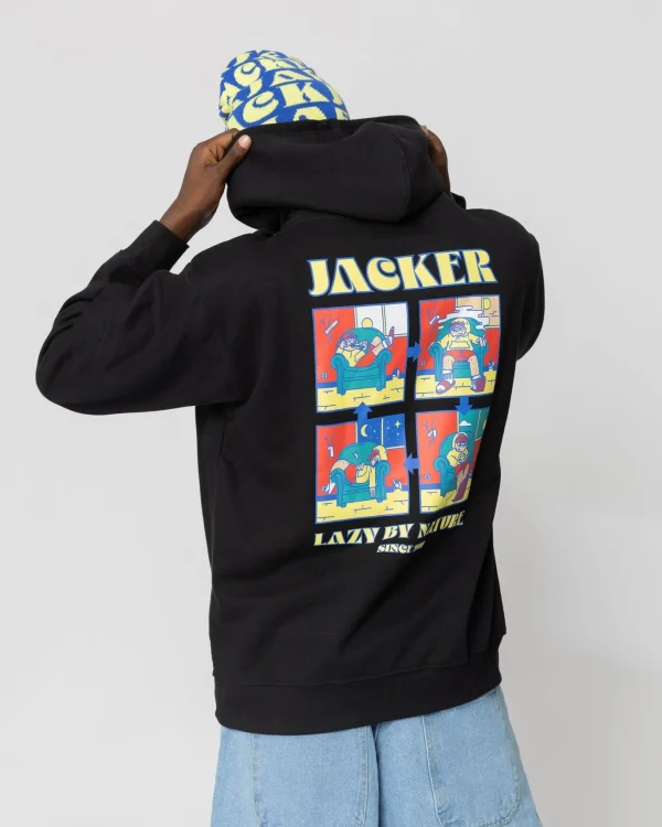 Lazy-Hoodie-Black>Jacker New