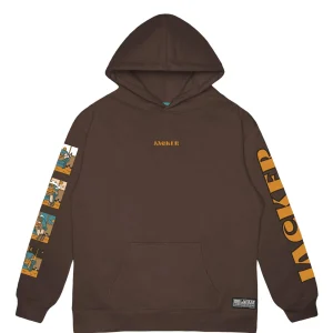Lazy-Hoodie-Brown>Jacker Store