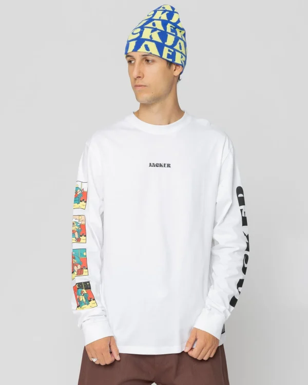 Lazy-Long Sleeves-White>Jacker Flash Sale