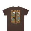 Lazy-T-Shirt-Brown>Jacker Store