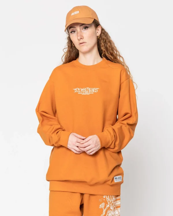 No Signal-Crewneck-Caramel>Jacker Outlet