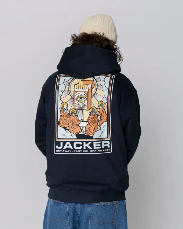 Passio Garo Hoodie-Navy>Jacker New