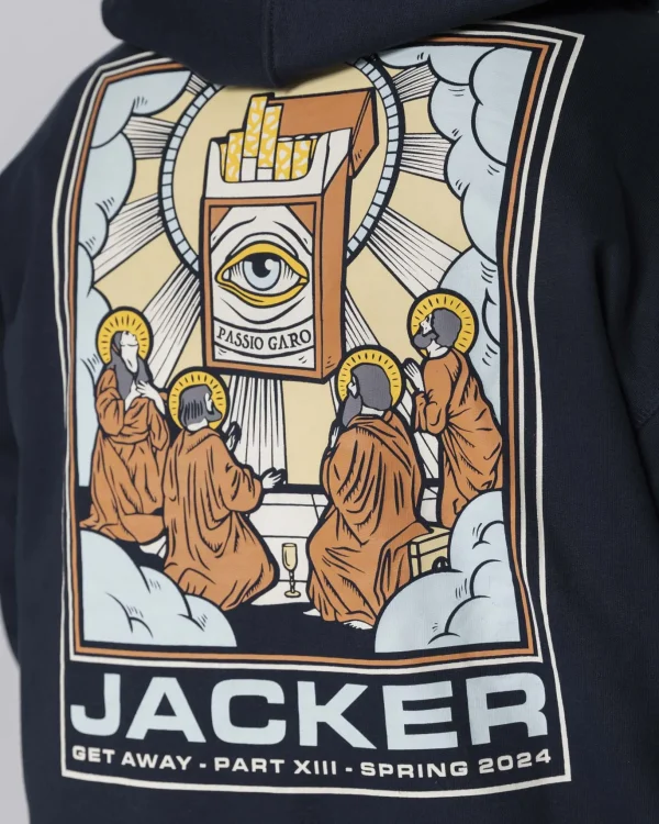 Passio Garo Hoodie-Navy>Jacker New