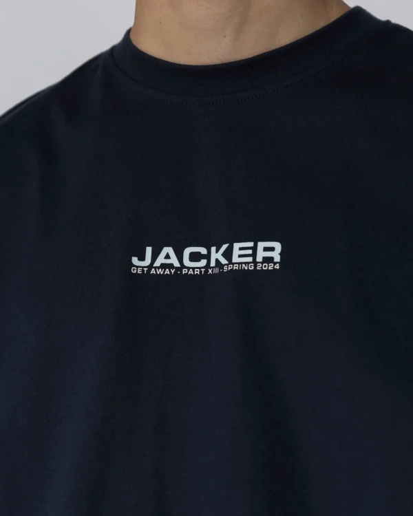 Passio Garo T-Shirt-Navy>Jacker Cheap