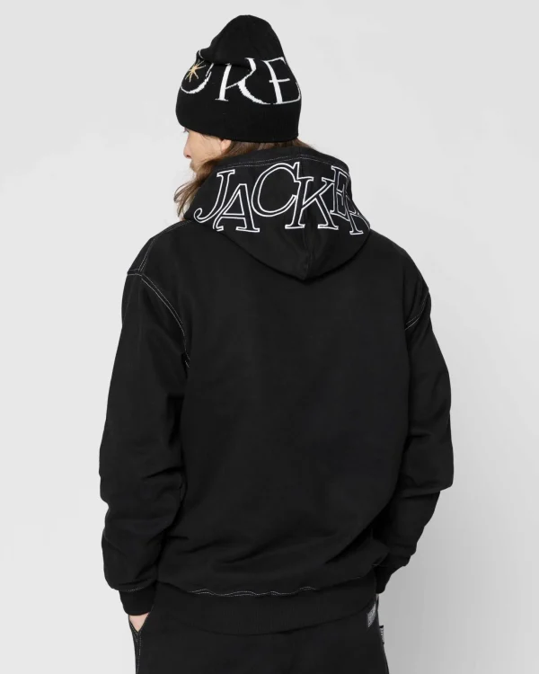 Select Contrast Hood-Hoodie-Black>Jacker Sale