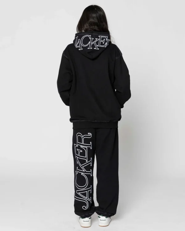 Select Contrast Hood-Hoodie-Black>Jacker Sale