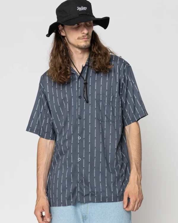 Signal-Shirt-Navy>Jacker Shop