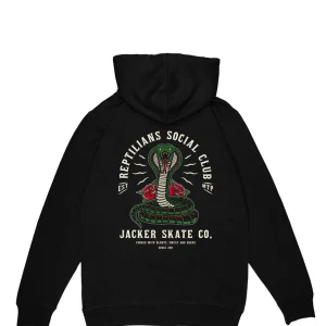 Social Club-Hoodie-Black>Jacker Best Sale
