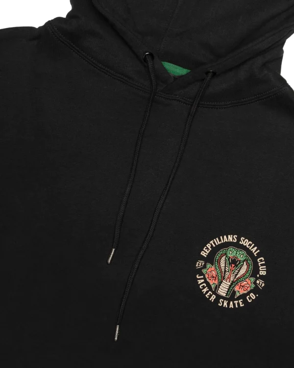 Social Club-Hoodie-Black>Jacker Best Sale
