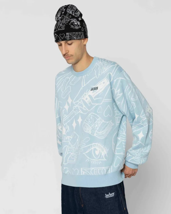 Soulmate-Knit-Blue>Jacker Clearance