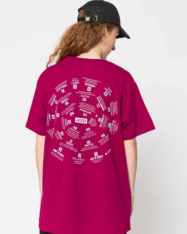 Spiral Game-T-Shirt-Fushia>Jacker Store