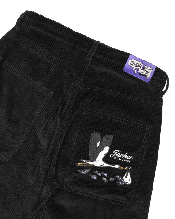 Stork Corduroy-Baggy Pant-Black>Jacker Clearance