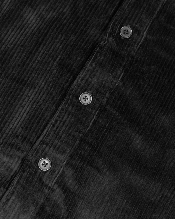 Stork Corduroy-Overshirt-Black>Jacker Clearance