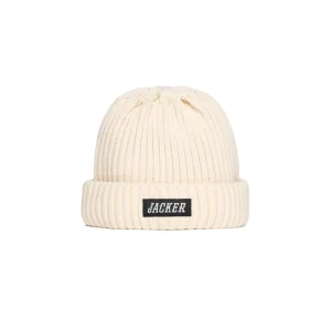Team Logo-Short Beanie-Beige>Jacker Discount