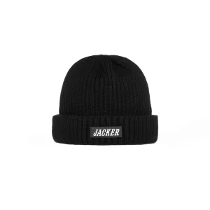 Team Logo-Short Beanie-Black>Jacker Sale