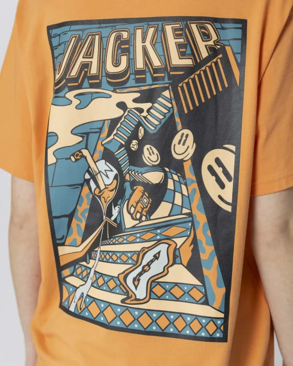 Therapy T-Shirt-Orange>Jacker Store