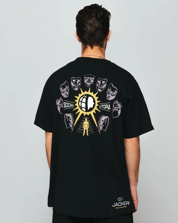 Utopia-T-Shirt-Black>Jacker Shop