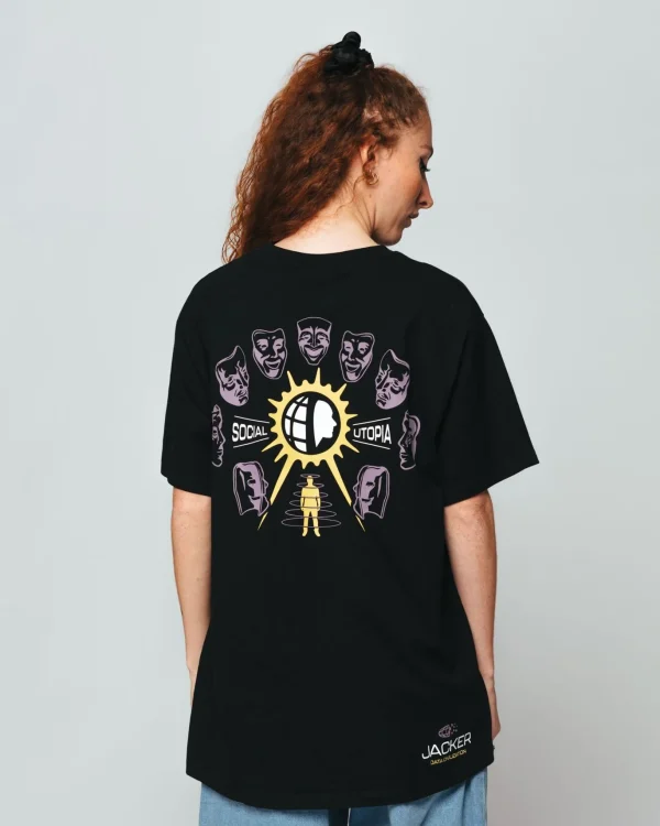 Utopia-T-Shirt-Black>Jacker Shop